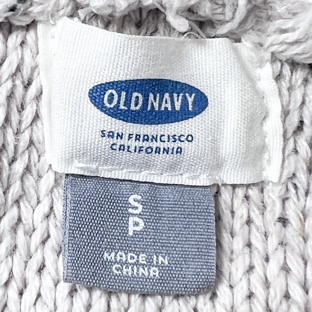 Women's Old Navy Long Sleeve Sweater | Cream | Cowl Neck | Small | Cable Knit - Picture 14 of 16
